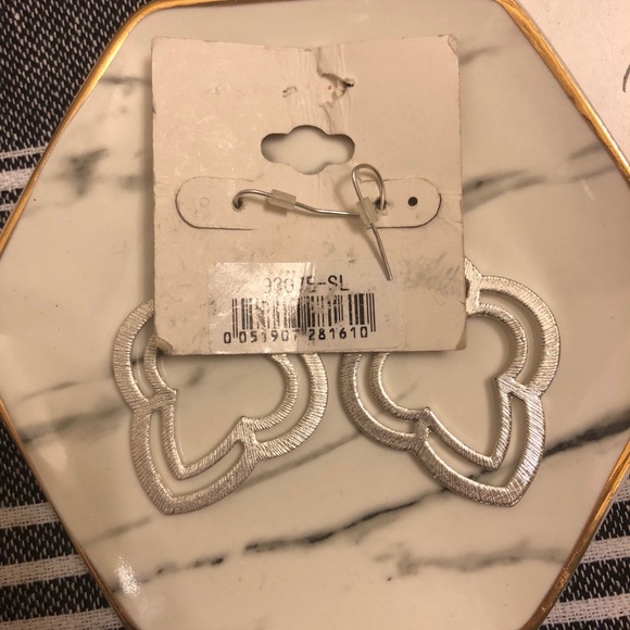 Silver Dangle Earrings - Picture 3 of 4